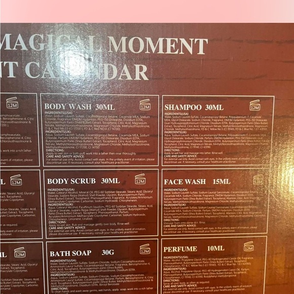 Lovery Bath 24day Advent Calendar - Picture 6 of 8